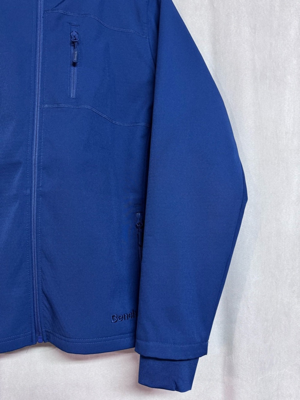 Bench Men's Hooded Lightweight Softshell Jacket - Blue Size Small NWOT - Picture 4 of 7